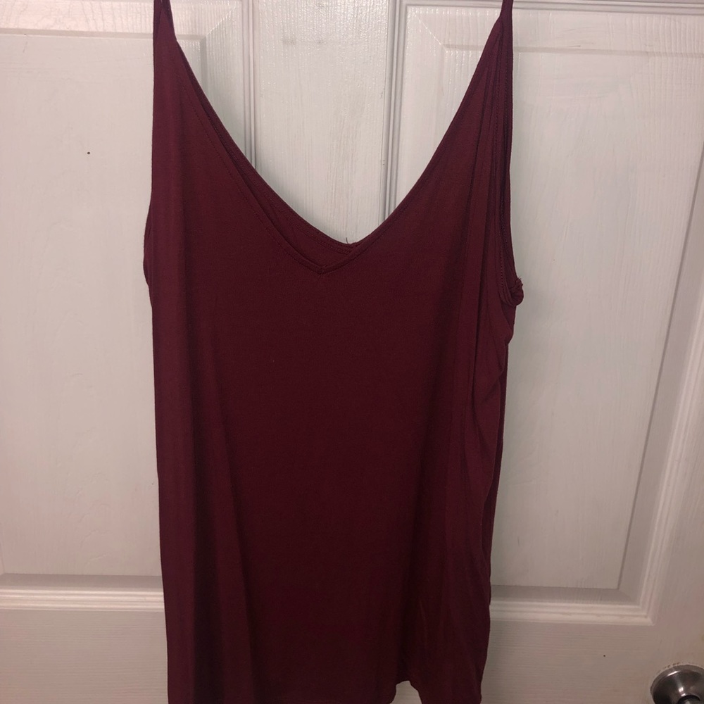 Deep v tank top